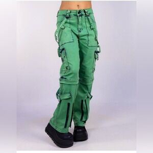 Highlight Pink Cargo‎ Pants with Black Stitching Sz 2XL